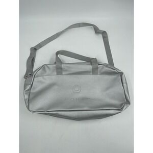 Monat Hair Large Silver Monat‎ Branded Tote Gym Bag